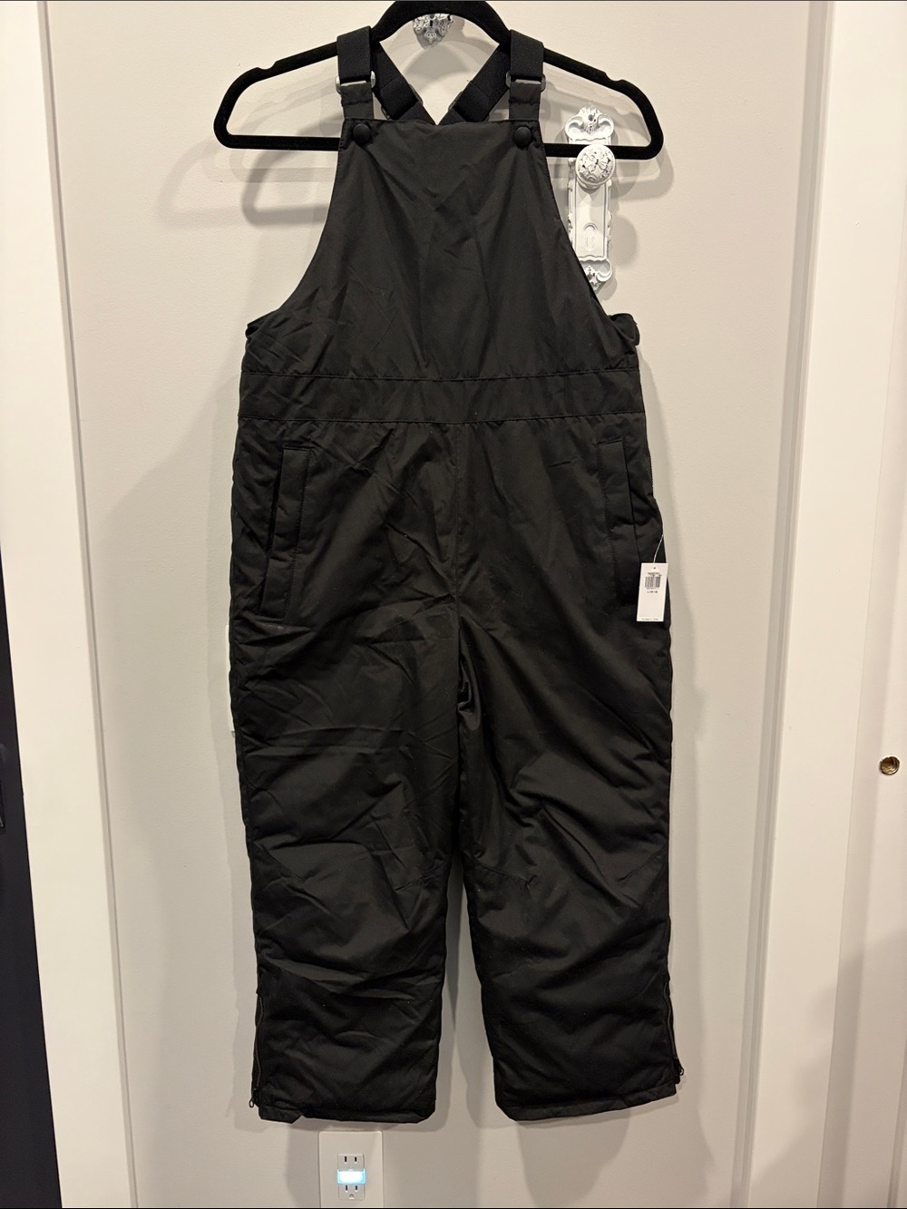 Old Navy Black Kids' Insulated Snow Overalls